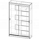 Схема сборки Шкаф-купе Элегант 3 BMS