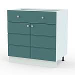 Тумба напольная Квадро 1 ящик BMS - Фото 7