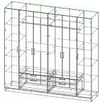 Схема сборки Шкаф распашной Лондон 7 BMS