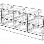 Схема сборки Комод Нордли Nordli 17