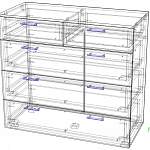 Схема сборки Комод Йоко с фасадом BMS