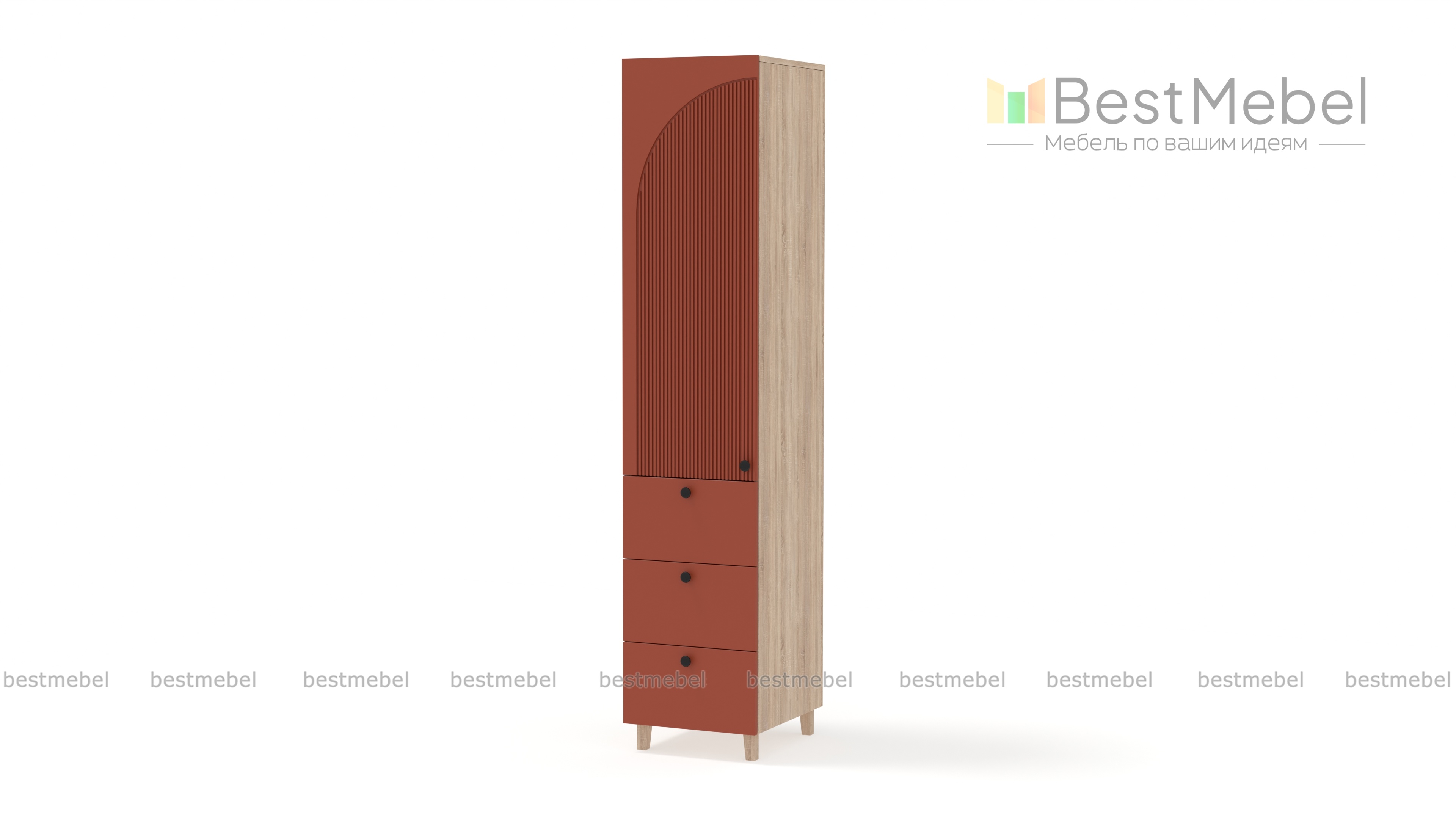 Шкаф-пенал Вивьен 1 BMS