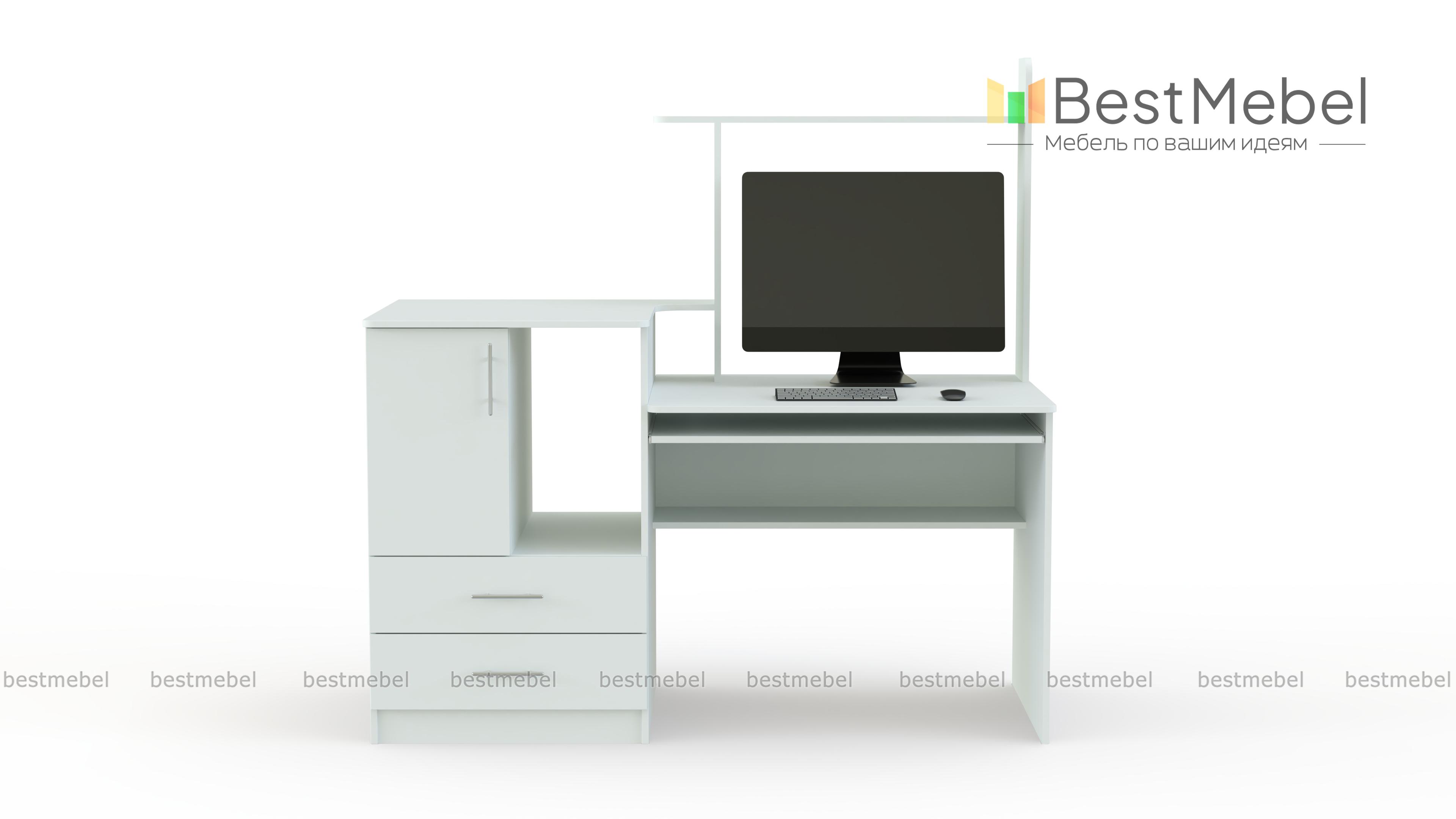 Стол компьютерный №2 Р BMS - Фото