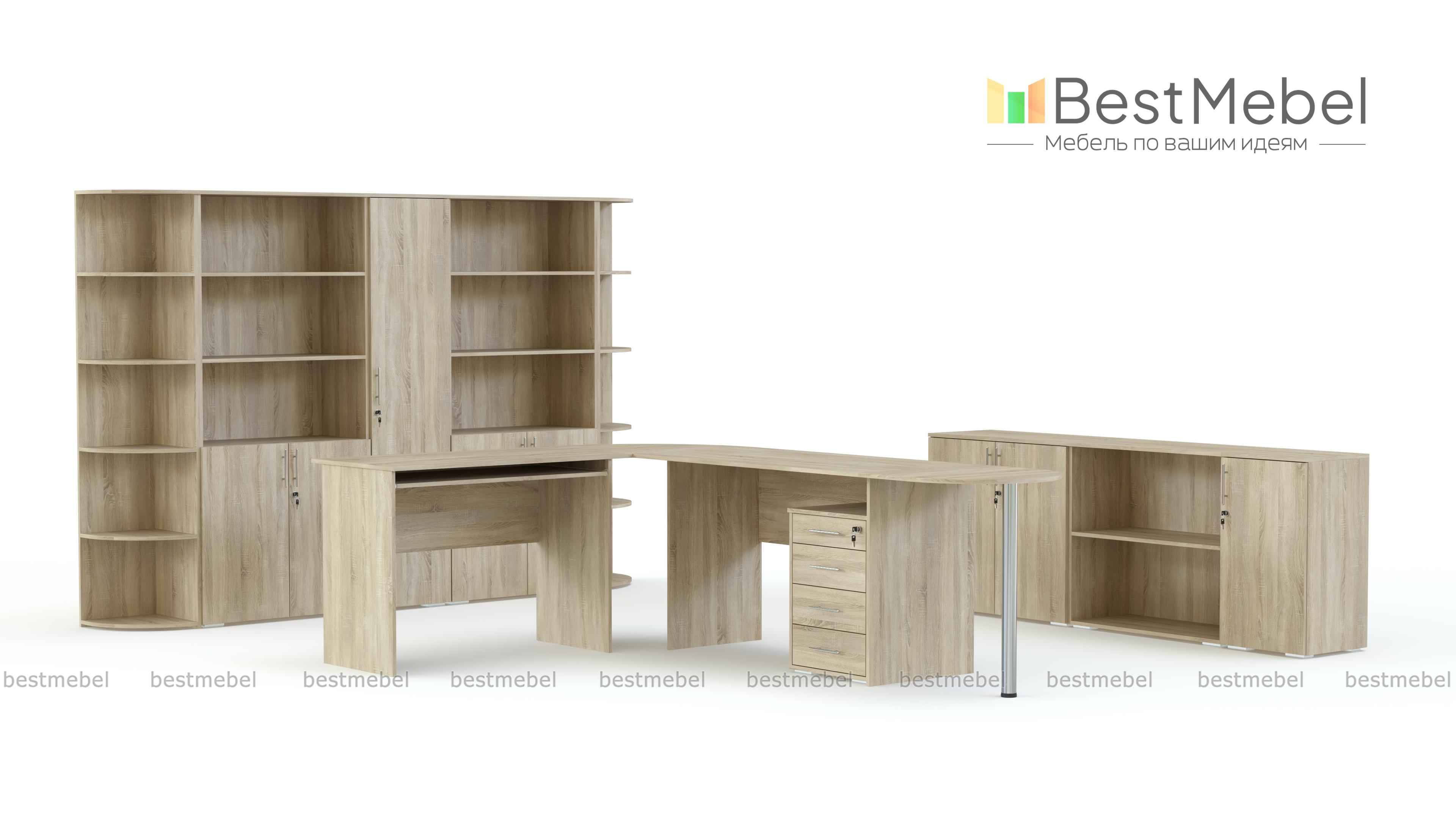 Офисный комплект Кабинет Mag Euro BMS - Фото