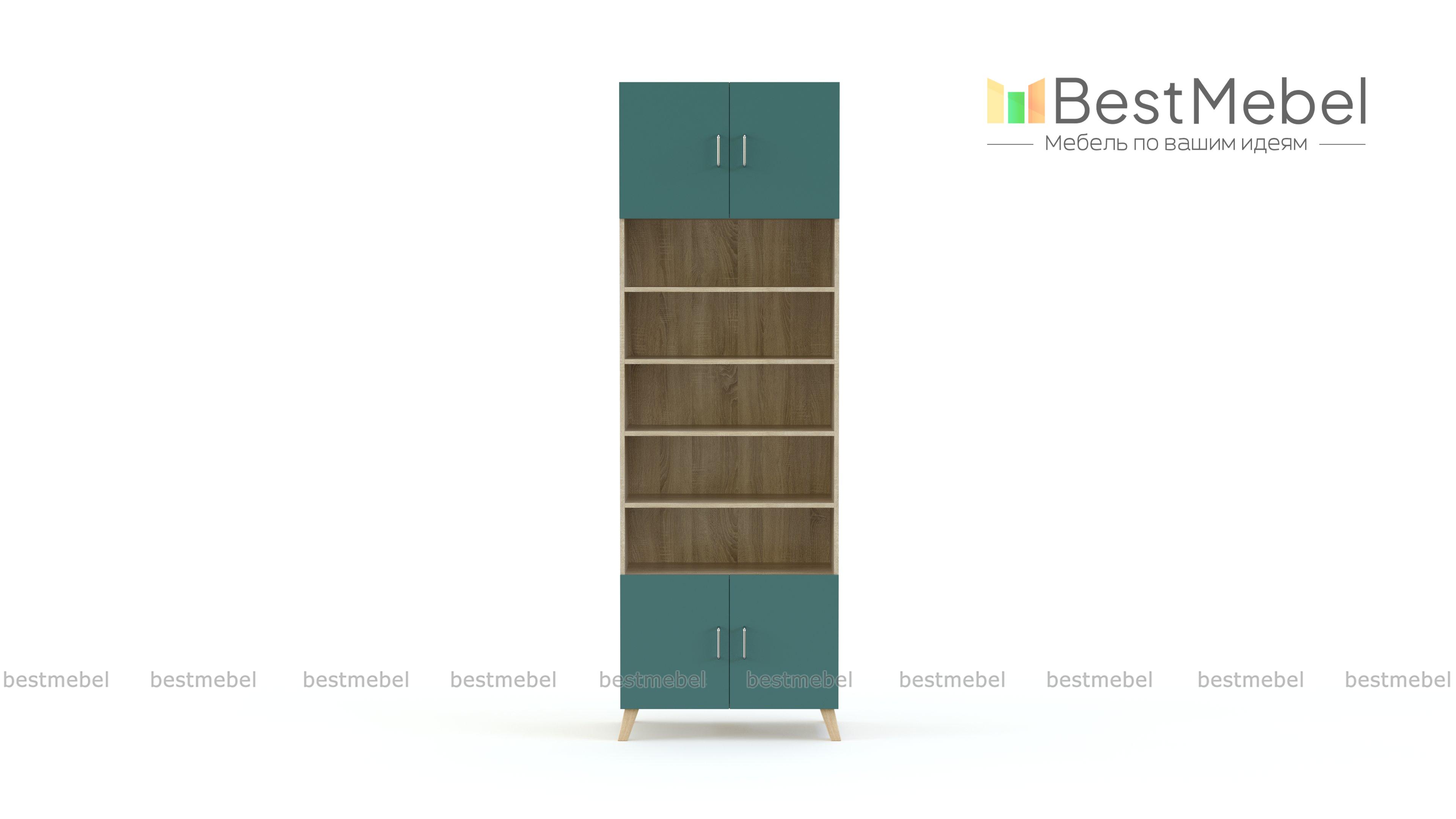 Шкаф книжный Эйдос BMS - Фото