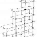 Схема сборки Стеллаж Честер 6 BMS