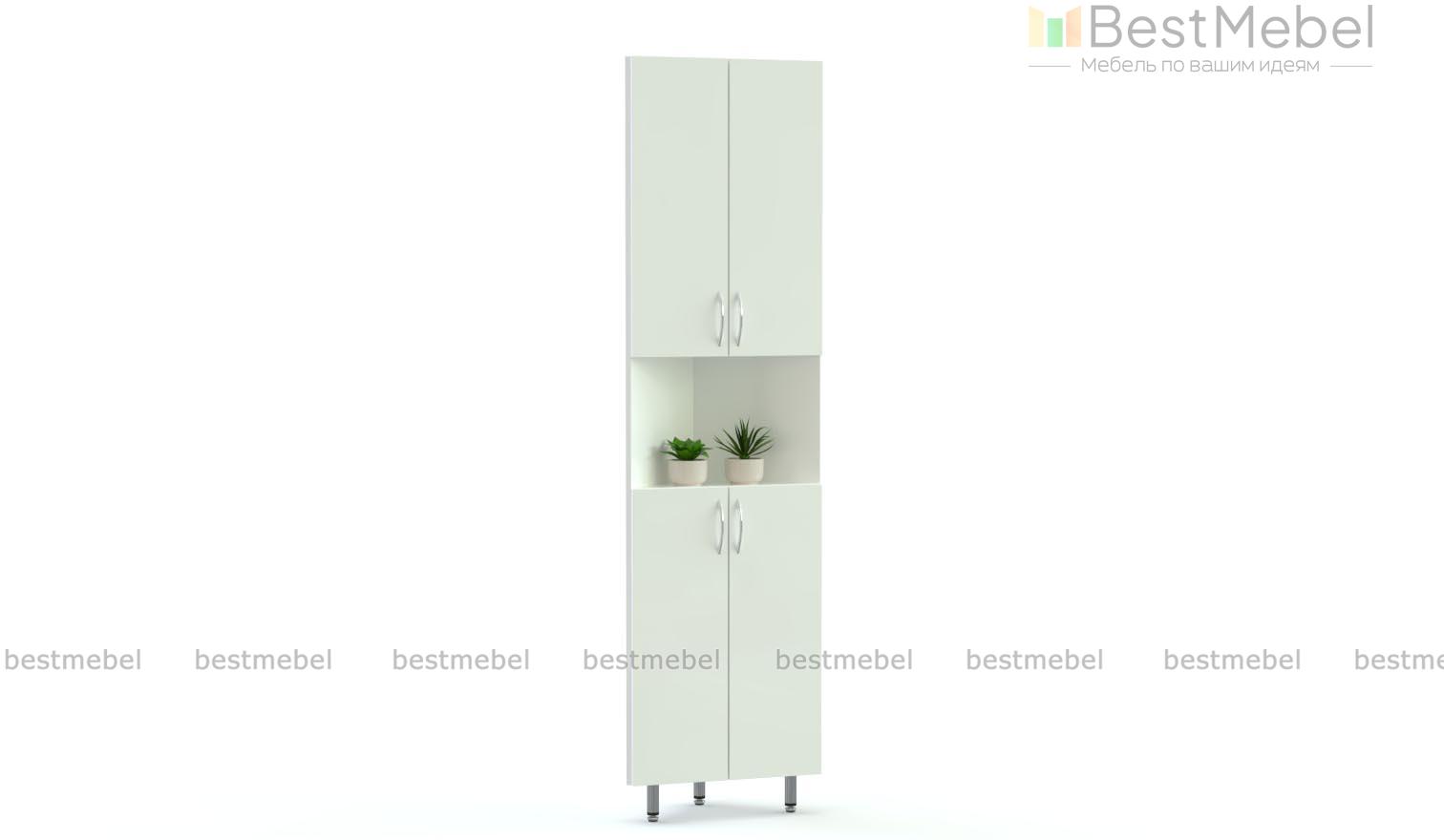 Шкаф-пенал в ванную Сена 4 BMS - Фото